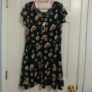 Rue21 floral skater dress.